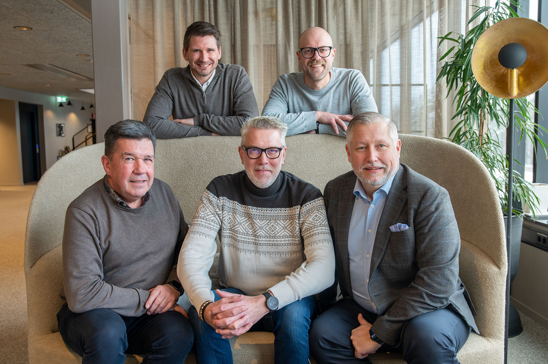 Brignite Coaching Community; Björn Fransson, Johan Thomélius, Anders Jonsson, Gunnar Pettersson och Fredrik Målberg.